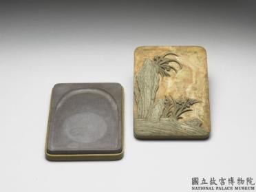 图片[2]-Songhua rectangular purple inkstone, Qing dynasty, Qianlong reign (1736-1795)-China Archive